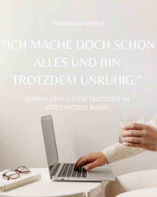 Aber ich mache doch schon mehr Pausen, Atemübungen und Meditation – und trotzdem bleibt der Stress, die Unruhe und Anspannung. Aber vielleicht liegt ja genau dort der Schlüssel. 

#stress #stressreliever #stressmanagement #strength #anxiety