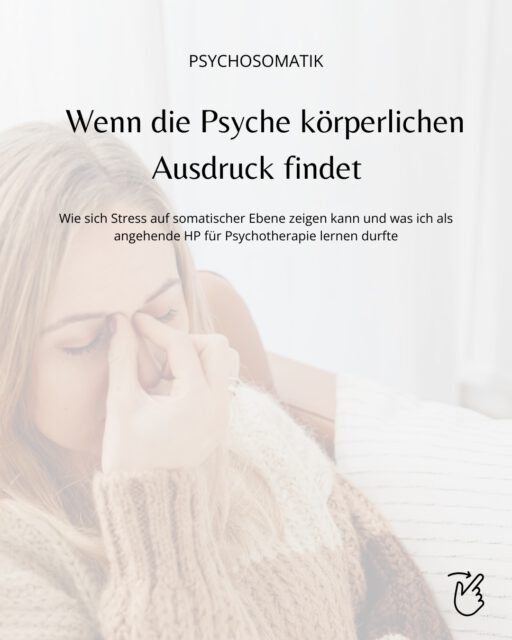 „Wenn die Psyche körperlichen Ausdruck findet“

Spannungen im Nacken, Kiefer oder Rücken sind oft mehr als nur körperliche Beschwerden – sie sind eine Einladung, um Signale achtsame wahrzunehmen. Lerne, sie zu erkennen, zu spüren und achtsam loszulassen.

#psychology #psychosomatik #somatic #mentalhealth #neckpain