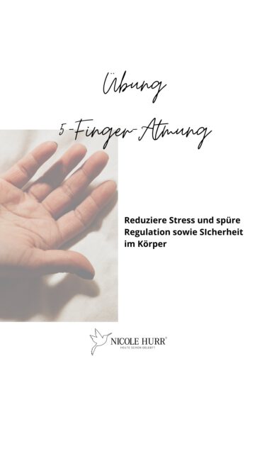 5-FINGER ATMUNG ✋🏻 Akuten Stress und Nervosität sofort reduzieren. Und das soll gehen? - Probiere es doch gleich selbst aus. 

Es ist super easy und die Benefits lassen sich sehen und vor allem spüren: 

• Die Atmung wird langsamer und gleichmäßiger 

• Deine Aufmerksamkeit wird gebündelt 

• Dein Körper bekommt das Signal von Ruhe & Sicherheit 

• Du bist in Hier und Jetzt - so richtig bei dir 

#atmung #breath #breathwork #stressrelief #sicherheit