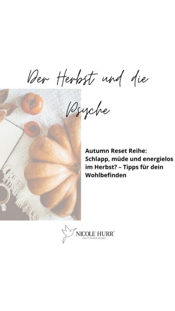 AUTUMN RESET REIHE 🍂: SCHLAPP, MÜDE UND ENERGIELOS IM HERBST? 
Die Tage werden kürzer, das Licht sanfter – und vielleicht spürst du, wie auch deine Energie langsam etwas nachlässt.
Du bist nicht allein damit. Viele fühlen sich im Herbst müder, antriebsloser oder melancholisch.
In meiner Autumn Reset Reihe möchte ich dich dabei unterstützen, gut durch diese Übergangszeit zu kommen (und mich selbst auch daran zu erinnern 😄). 
Wusstest du, dass weniger Tageslicht auch unseren Hormonhaushalt beeinflusst?
☀️ Weniger Sonne bedeutet weniger Serotonin (das Glückshormon)
🌙 und mehr Melatonin (das Schlafhormon) – kein Wunder also, wenn wir uns erschöpft fühlen.
Aber du kannst deinem Körper jetzt liebevoll helfen, wieder in Balance zu kommen:
🚶♀️ Geh täglich kurz ins Tageslicht – schon 15 Minuten machen einen Unterschied.
🌳 Spaziergänge in der Natur regulieren dein  Nervensystem und heben deine Stimmung.
💡 Eine Tageslichtlampe kann Wunder wirken – besonders an grauen Tagen.
✨ Bleib dran für weitere Tipps in meiner Autumn Reset Reihe – für mehr Energie, Leichtigkeit & innere Balance in dieser Jahreszeit.
🎧 In meiner aktuellen Podcastfolge (#96 „Meditation: Herbstblues ade“) findest du außerdem eine wohltuende Meditation, um dich zu erden und neue Kraft zu tanken.
Welche kleinen Rituale helfen dir, gut durch den Herbst zu kommen? Schreib’s mir in die Kommentare. 🤎
#autumn #herbst #october #fall #routines #habits #psychologie #tipps #lights #reset #health #wellbeing #herbstblues #melancholy #slowdown