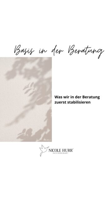 Die wichtigste Grundlage im beratenden Kontext ist die Sicherheit und ein Zusammenspiel aus Faktoren wie Orientierung, Körperwahrnehmung etc. und damit entscheidend für die gemeinsame Arbeit sowie die Veränderungen. 🤝 

#coaching #beratung #mentalhealth #sicherheit #körperbewusstsein