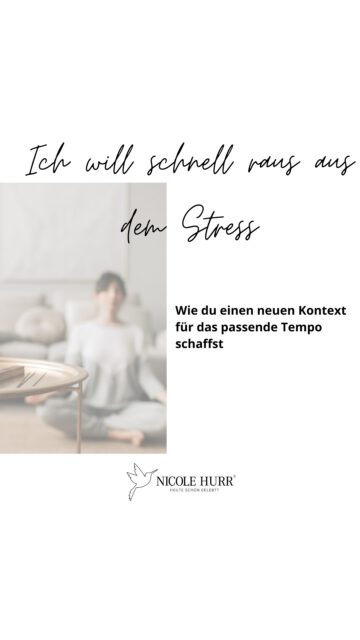 Ruhe entsteht selten im Druck. Das Nervensystem reguliert sich durch Sicherheit. 

Vielleicht ist es gerade nicht das Mehr, sondern das Weniger. Nicht schneller, sondern sanfter. Nicht müssen, sondern dürfen. 

Vielleicht ist es ja auch das erste Mal, dass DU über das Tempo bestimmst. 🌿 

#stress #stressrelief #mentalhealth #ruhe #hustle