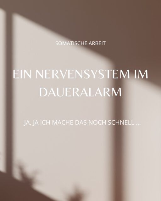 EIN NERVENSYSTEM IM DAUERALARM 🚨

Schnell. Weiter. Durchziehen. Müssen. Jap das kennen und können wir nur zu gut. Ein Körper im Funktionsmodus ist vielleicht nicht auf Anhieb sichtbar für uns, aber zeigt sich zunächst leiser. 

#psychology #psychoeducation #nervoussystemregulation #dysregulation #stress